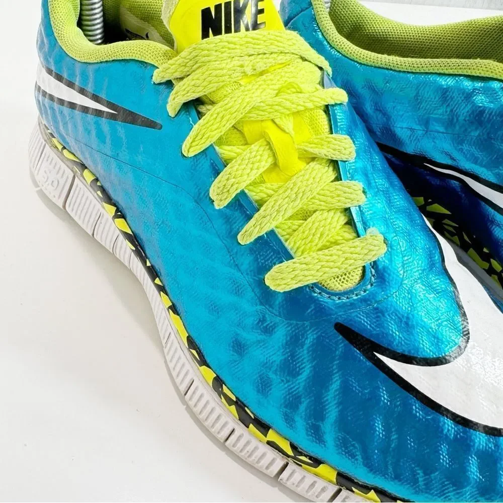 Nike Free Hypervenom GS Sneakers Blue Lagoon 5Y Big‎ Kids 705390-401